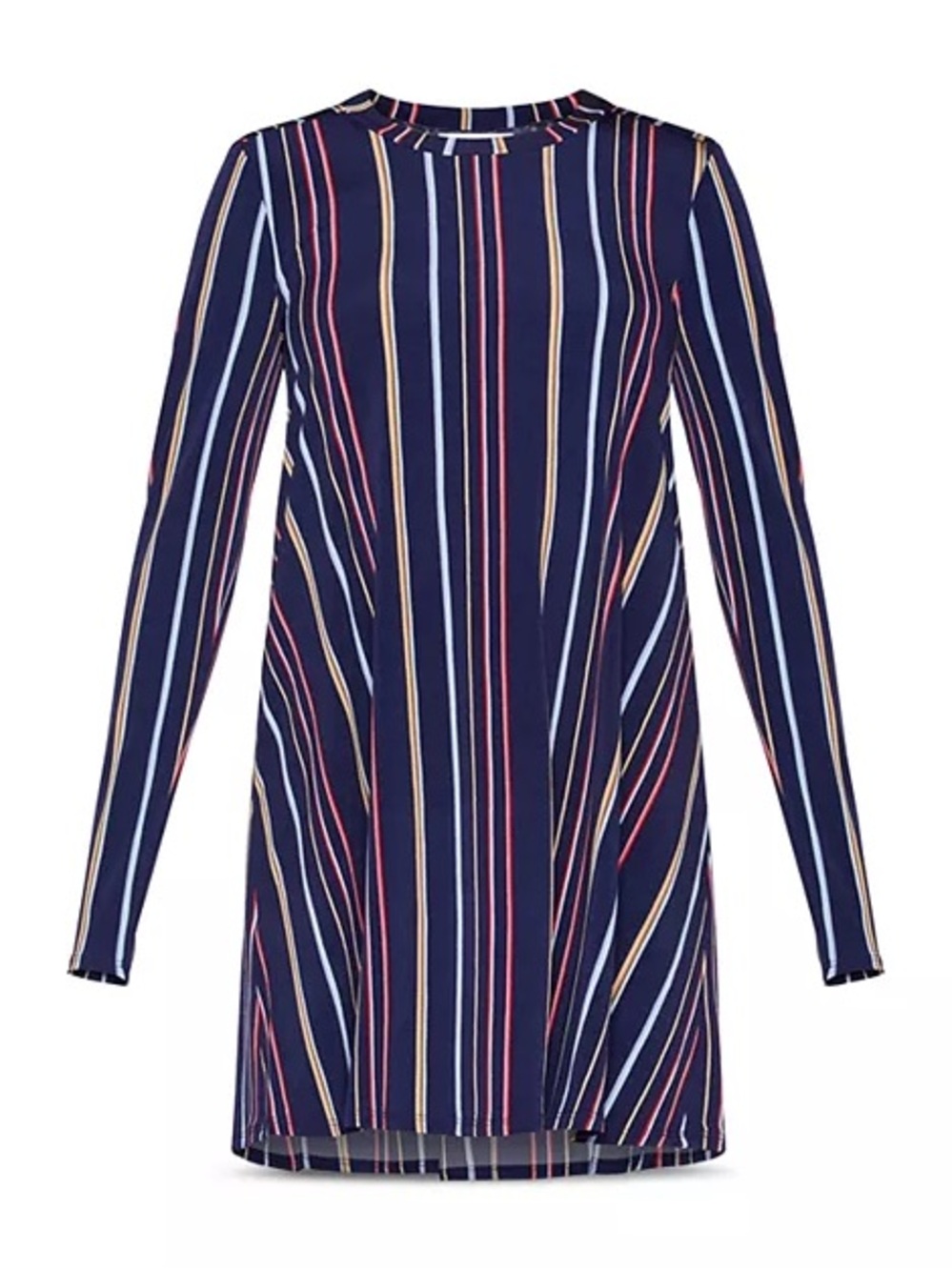 NWOT - BCBGeneration Long-Sleeve Striped A-Line Dress